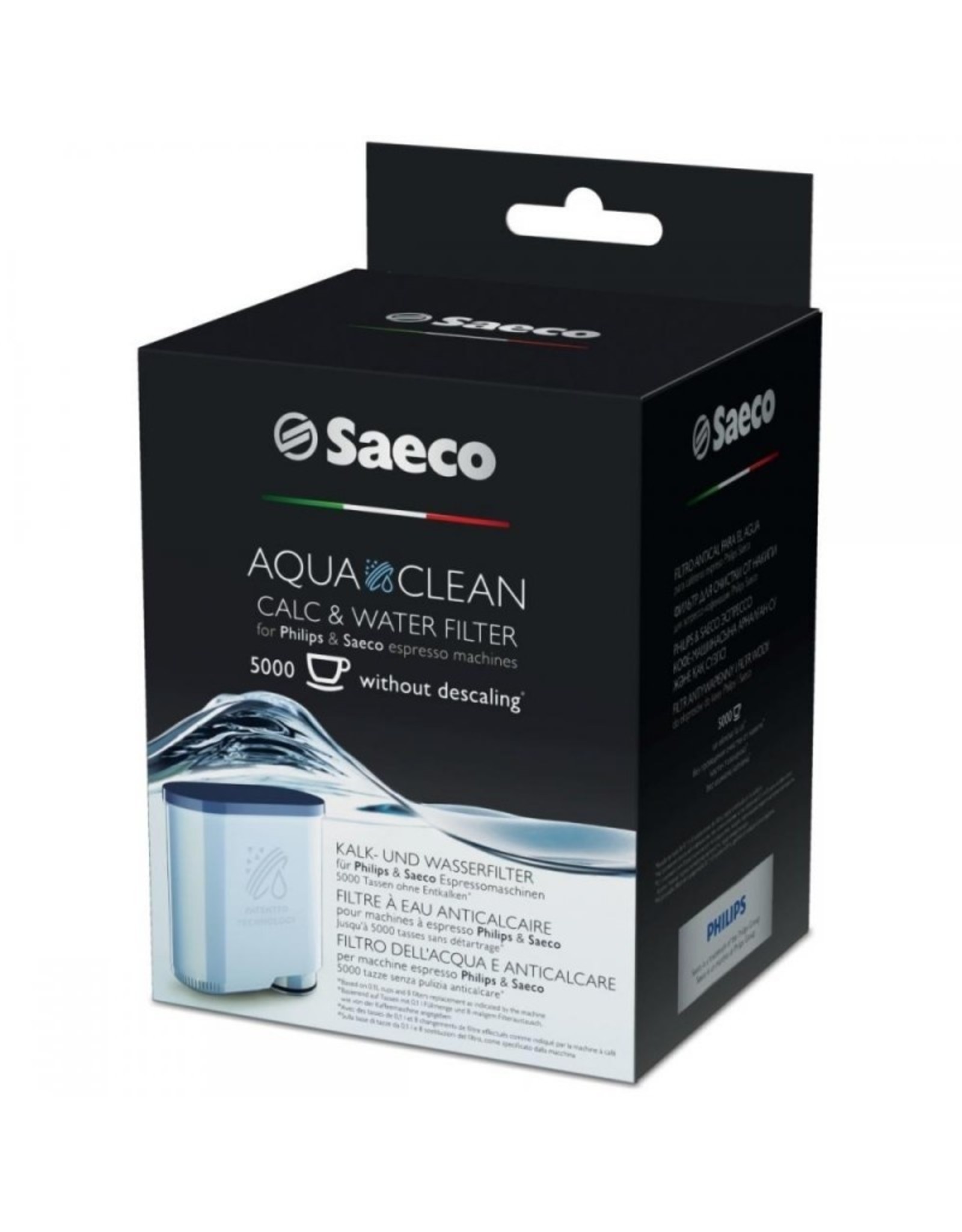 PHILIPS SAECO AquaClean Waterfilter 2 stuks Eccellente.nl