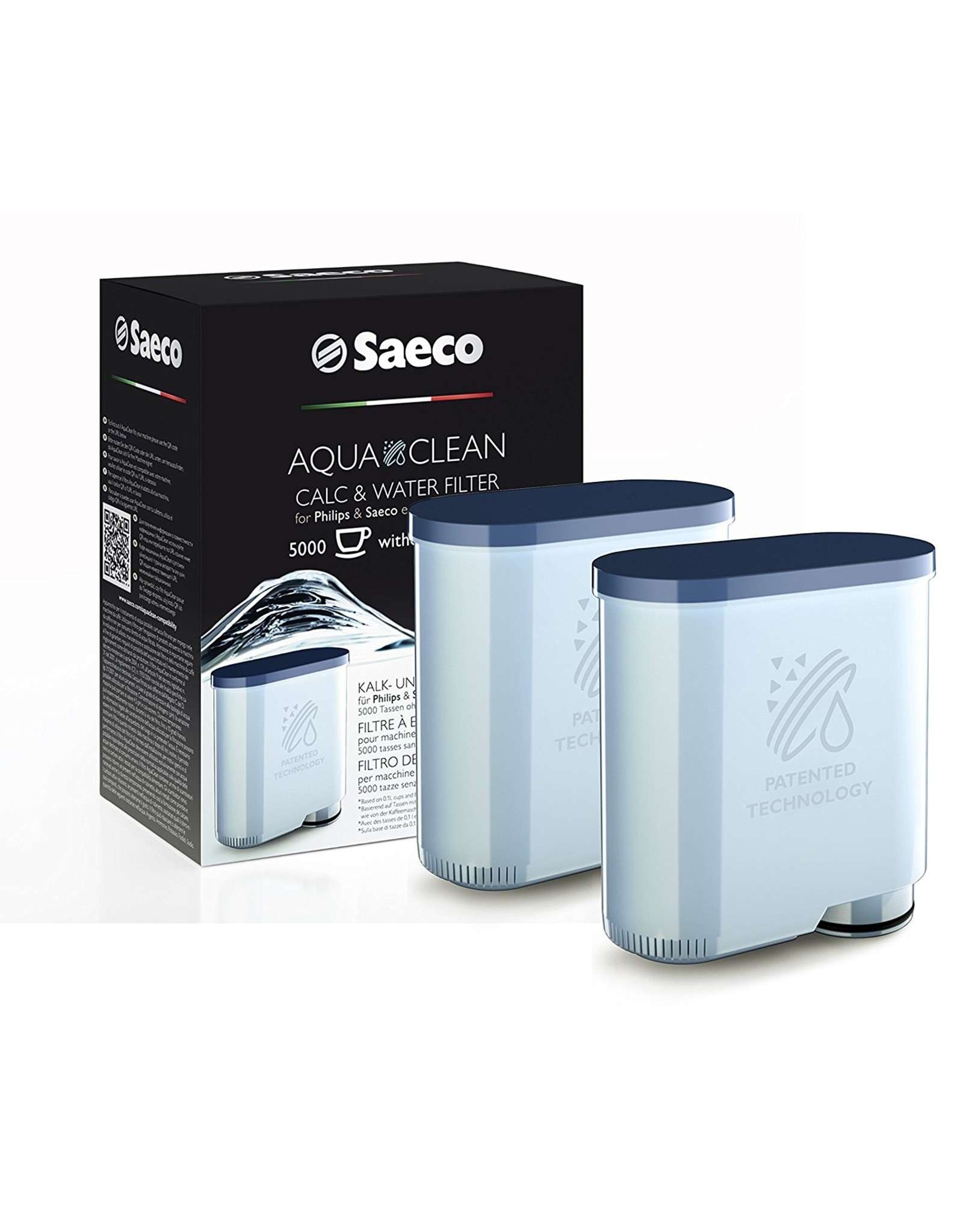 PHILIPS SAECO AquaClean Waterfilter 2 stuks Eccellente.nl