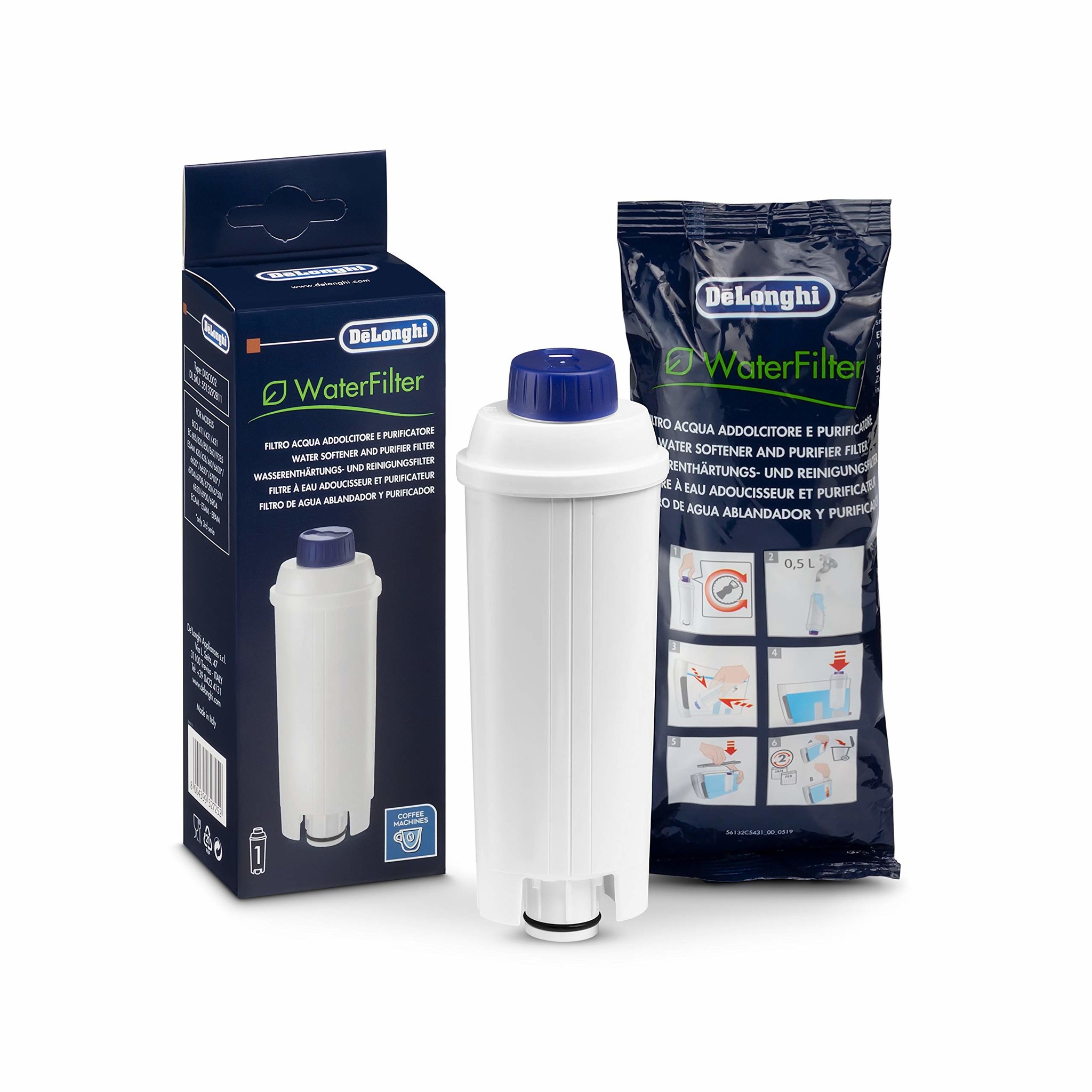 Фильтр для воды delonghi. Фильтр Delonghi dlsc002. Delonghi dlsc002 Water Filter. Картридж для кофемашин Delonghi dlsc002. Фильтр для кофемашины Delonghi autentica.