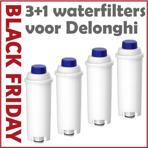  3+1 waterfilters voor DeLonghi