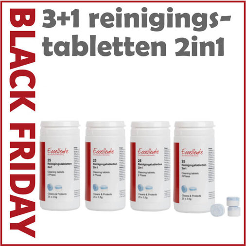  3+1 Reinigingstabletten 2in1 25 stuks voor Jura