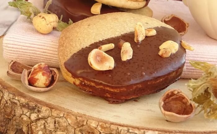 Hazelnoot - chocolade koekjes recept