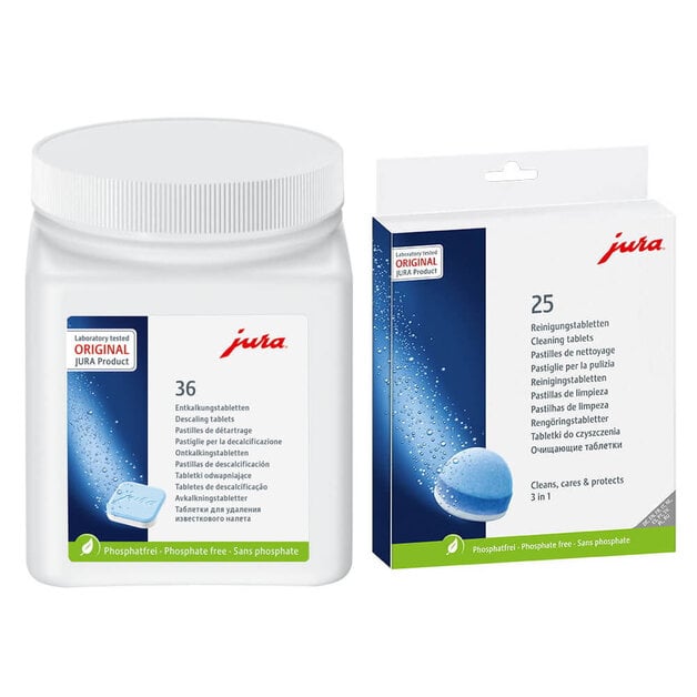 JURA PRO Original Set van 36 st. 2in1 Ontkalking & 25 st. 3in1 Reiniging