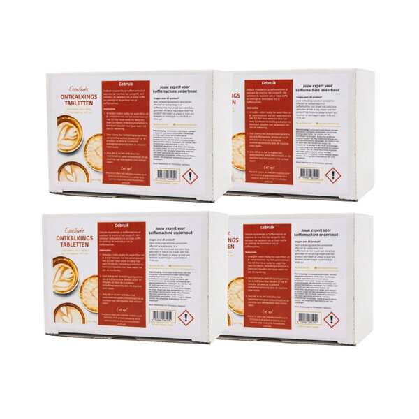 3+1 Ontkalkingstabletten Voordeelpak voor Jura, Miele en Siemens