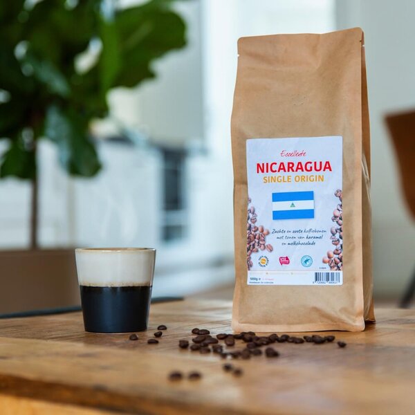 Nicaragua Espressobonen 1000g – 100% Arabica, Zacht & Romig