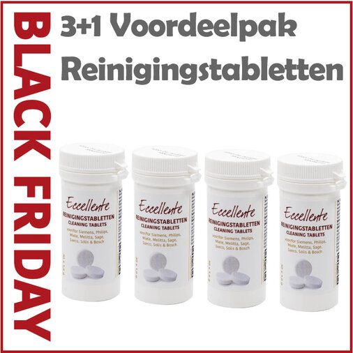  3+1 Reinigingstabletten Voordeelpak