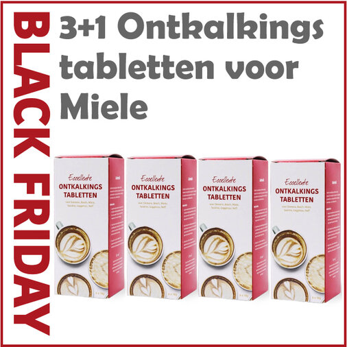  3+1 Ontkalkingstabletten voor Miele