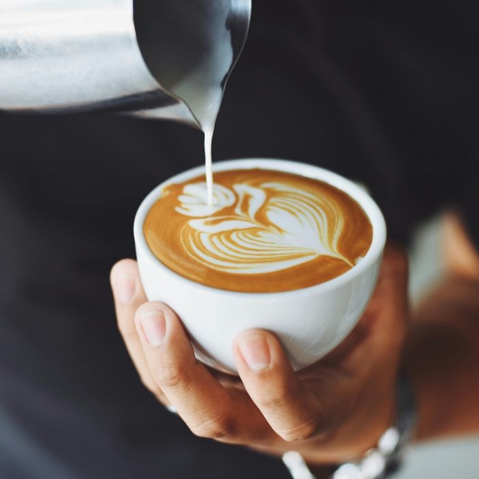 Cappuccino maken met Sage The Temp Control melkkan