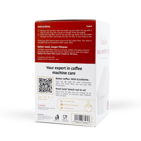 Max Plus Filterpatronen 3+1 gratis