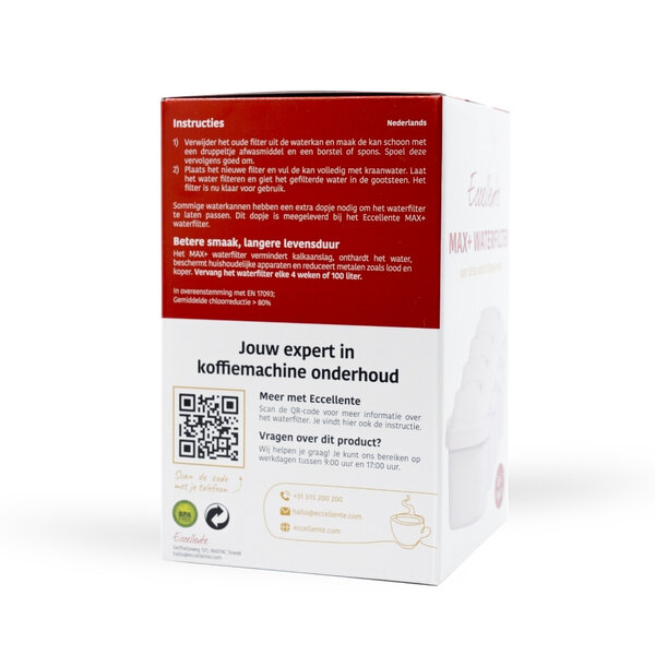 Max Plus Filterpatronen 3+1 gratis