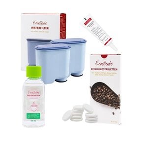 AquaClean Onderhoudspakket voor Philips – 2 Waterfilters, Ontkalker & Reiniging