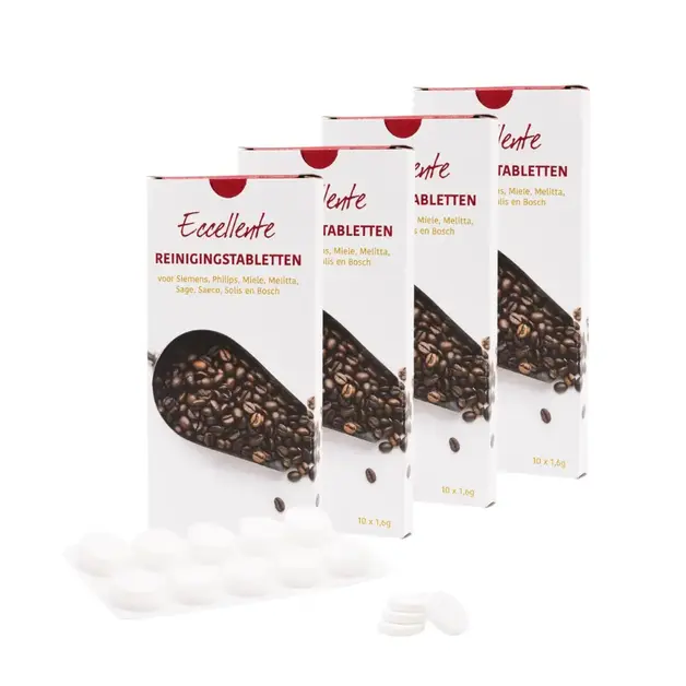 ECCELLENTE Koffiemachine reinigingstabletten - 40 stuks