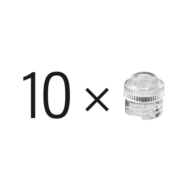 Vervangbare melkuitloop koppelstukjes - 10 stuks - CX3
