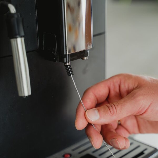 Reinigingsborstel voor koffie-uitloop - 2 stuks