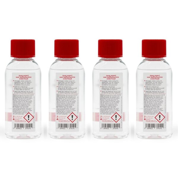 Ontkalker voor koffiemachines - 4x 100 ml op basis van citroenzuur