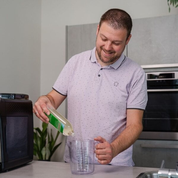 Melkzuur Ontkalker – 4×500 ml vloeibare ontkalker voor koffiemachines (20 beurten)