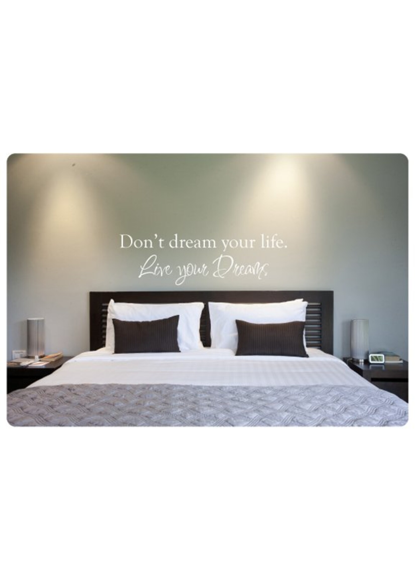 Muurteksten.nl Muurtekst Don't dream your life