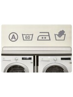 Muurteksten.nl Muursticker Was pictogrammen