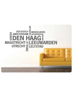 Muurteksten.nl Muurtekst Nederlandse Steden, Den Haag