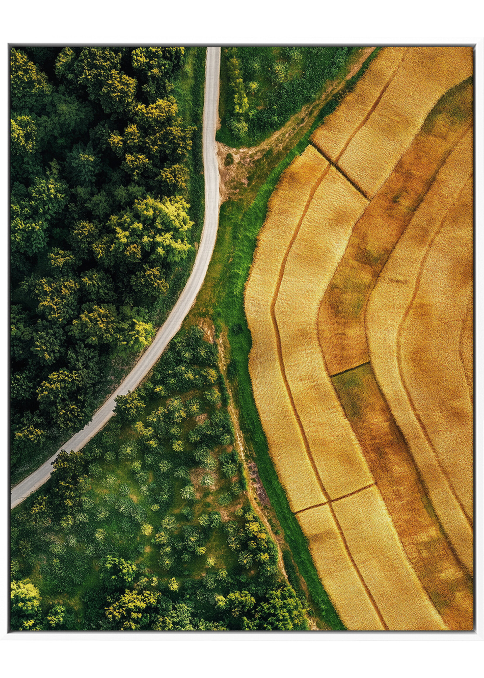 Luchtfoto Weilanden Posters | Unieke Landschapsfotografie voor jouw interieur