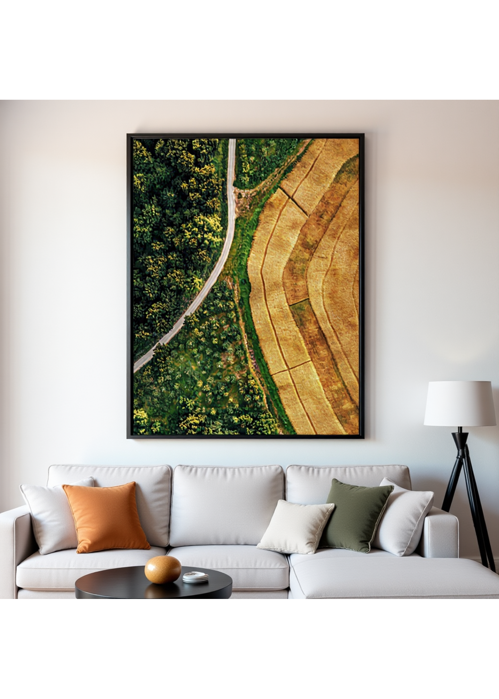 Luchtfoto Weilanden | Unieke Landschapsfotografie voor jouw interieur