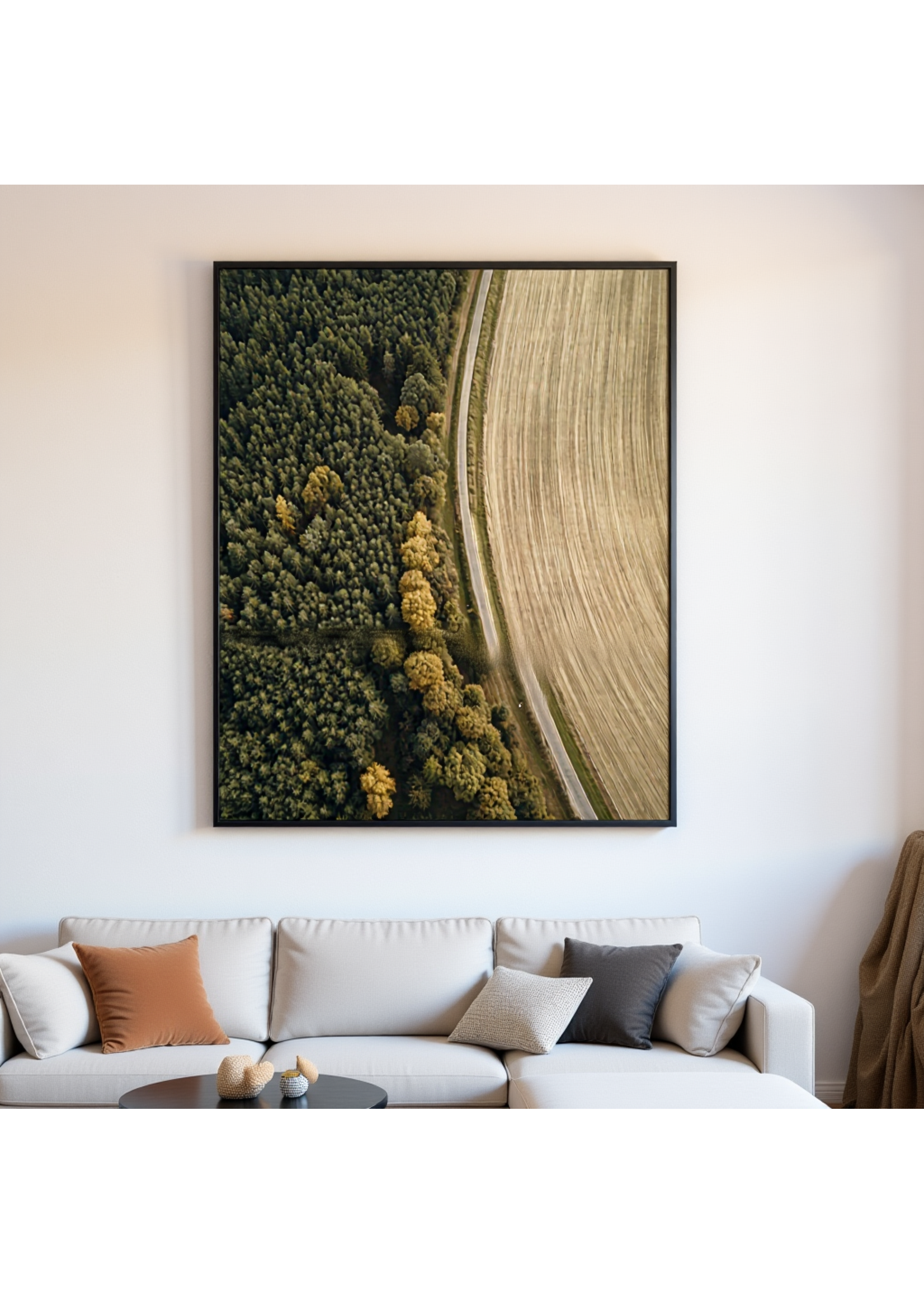 Reclame ABC Luchtfoto Weiland 2| Unieke Landschapsfotografie voor jouw interieur