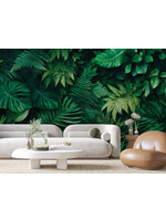 Reclame ABC Groen bladeren behang - 33