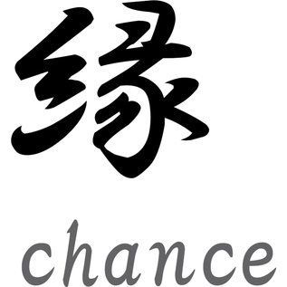 Japanse tekens \"Chance\"