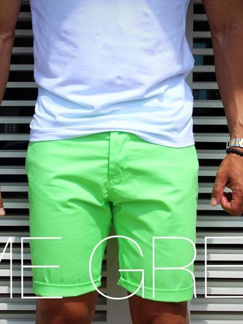 Robeaux Robeaux Shorts- Lime Green