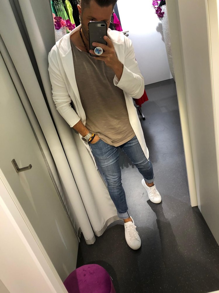 Robeaux RB Collection Round Neck Long Shirt - Mocha