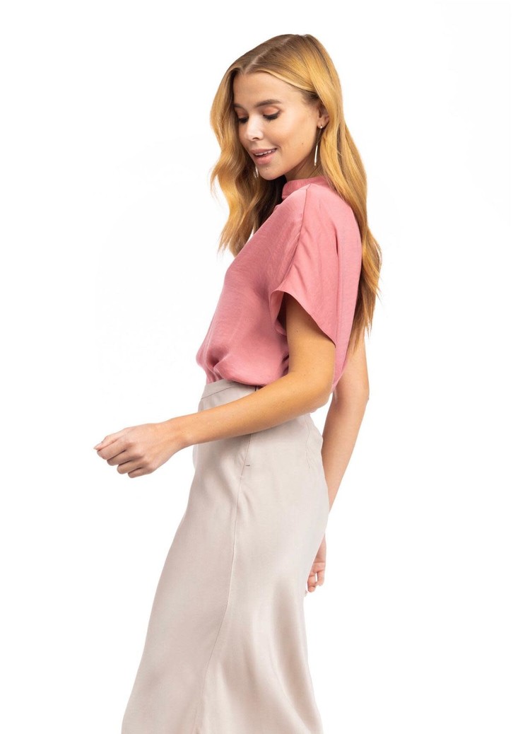 Chiffon Top - Rose