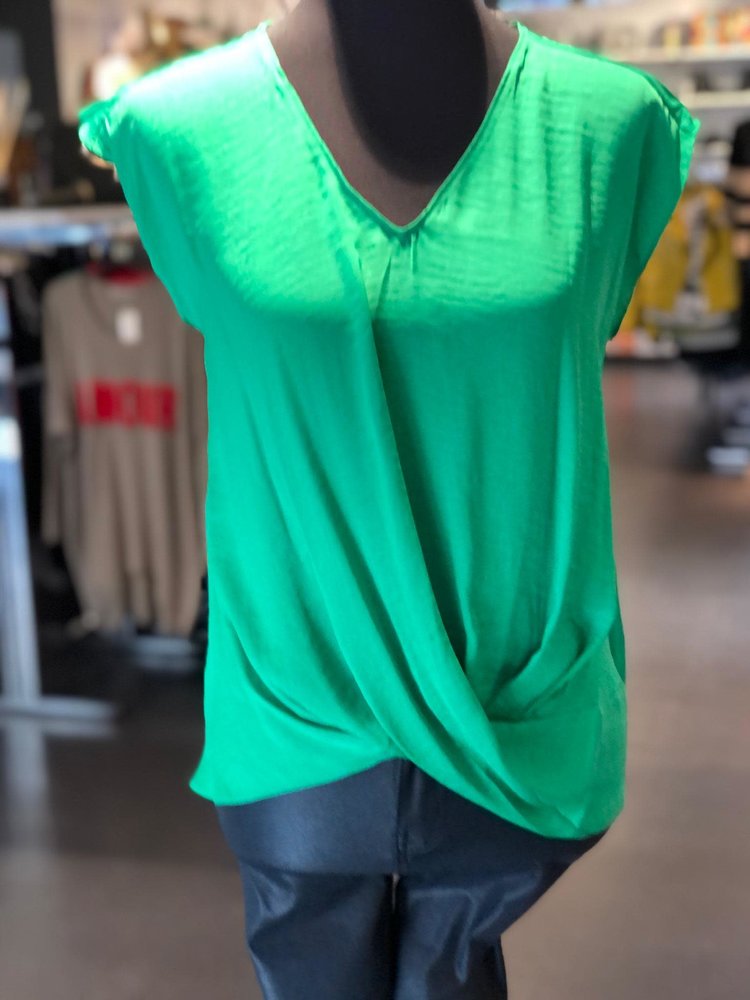 Chiffon Top- Green