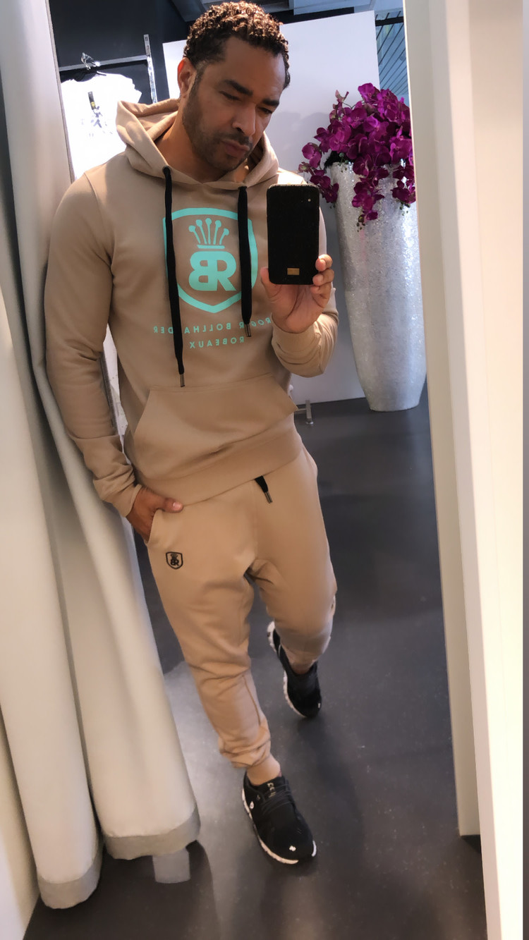 Robeaux Robeaux Hoodie- Mocha W/Mint