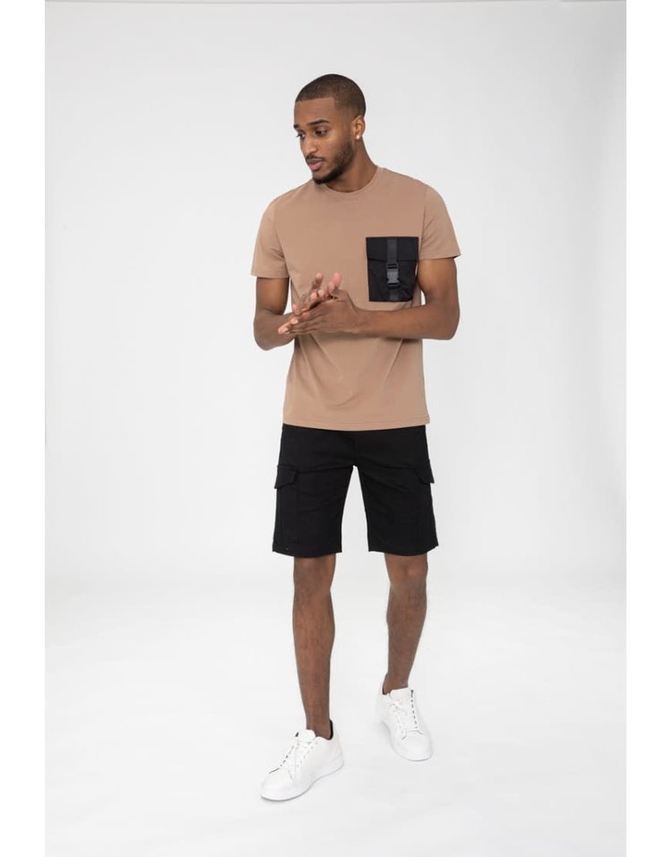 Men's Cargo Shorts- Black