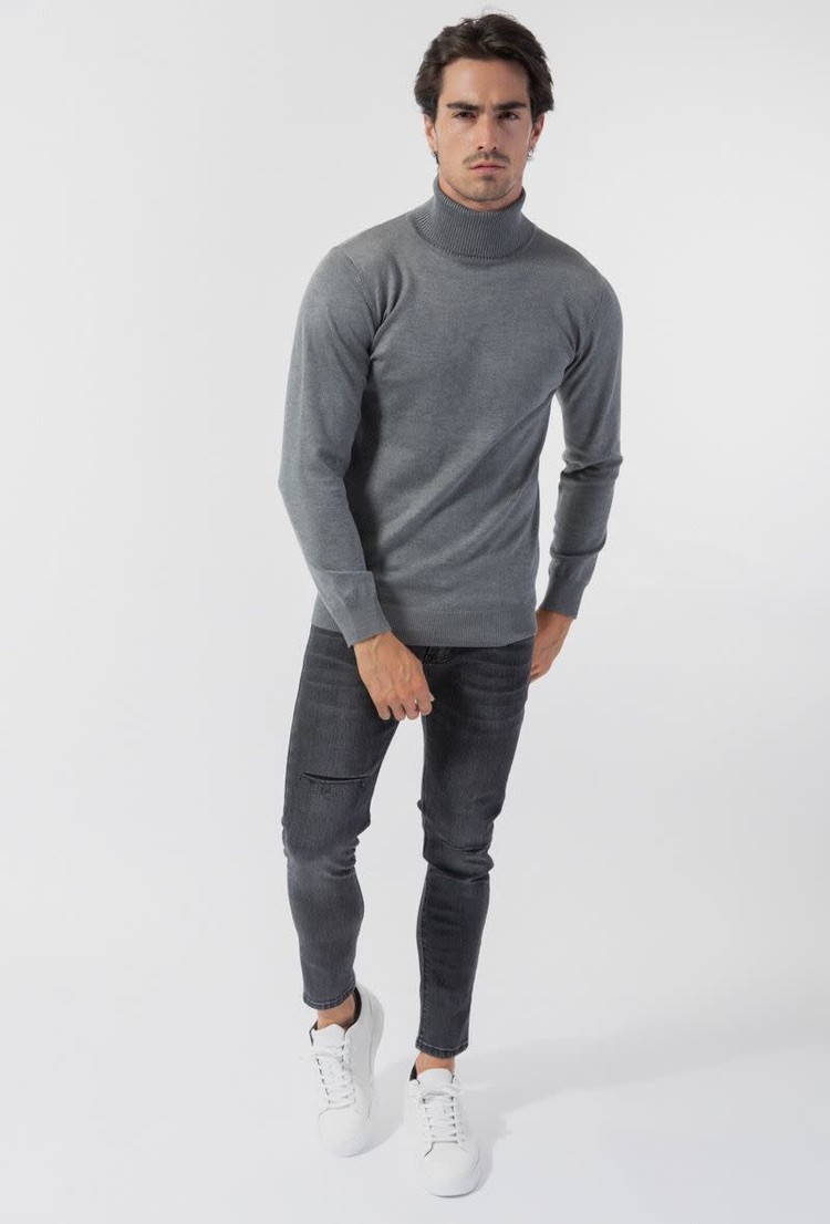 Paris Turtleneck- Grey