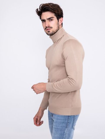 Paris Turtleneck- Beige