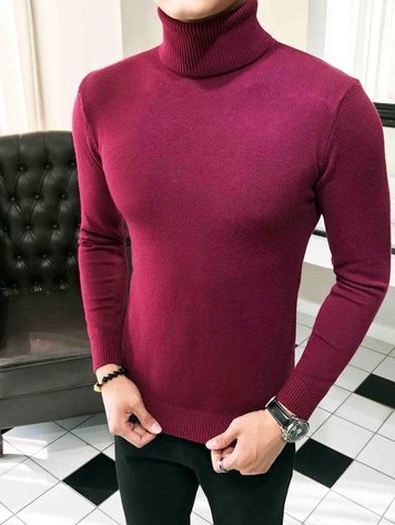 Paris Turtleneck- Wine