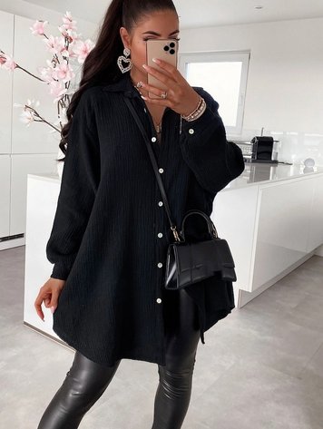 Paris Muslin Blouse- Black *ONE SIZE