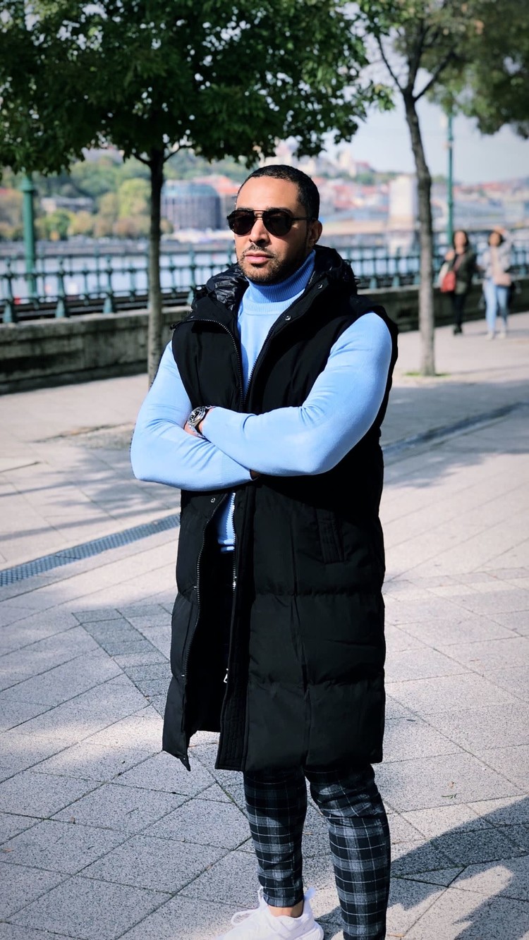 Turtleneck- Sky Blue