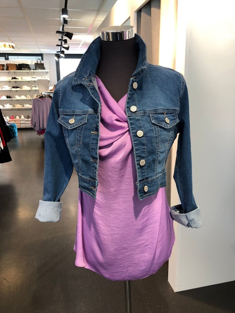 USA Super Soft Stretchy Jeans Jacket- Medium Wash