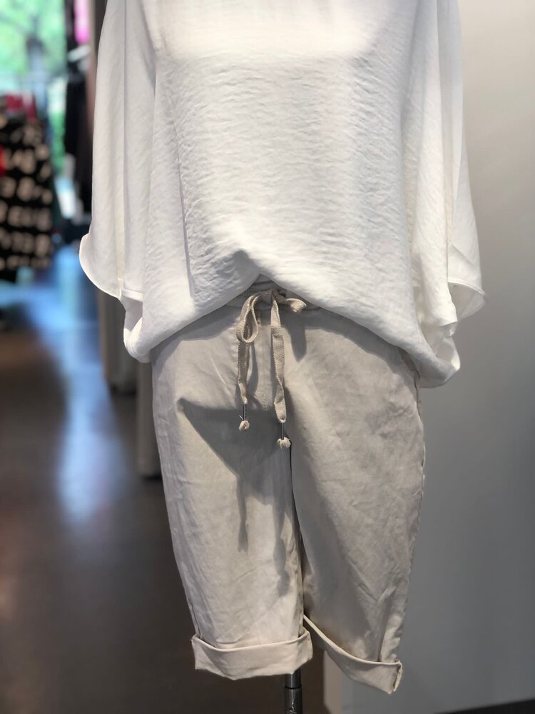 Paris Stretch Beige 3/4 *ONE SIZE