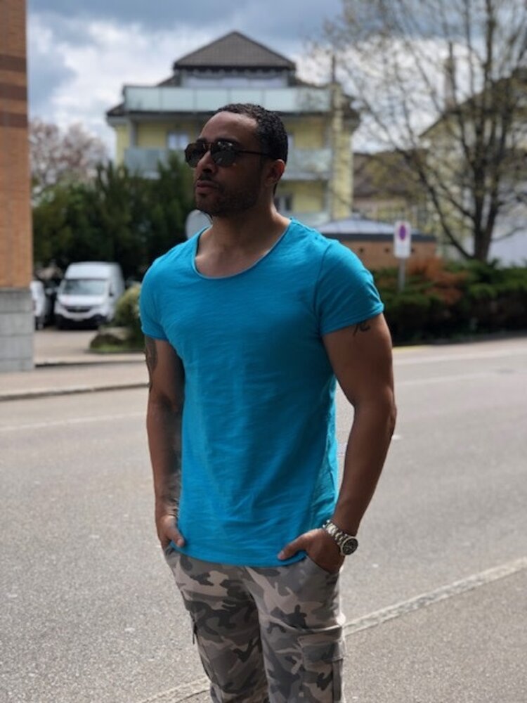 Robeaux Robeaux Long shirt - #62  Electric Blue