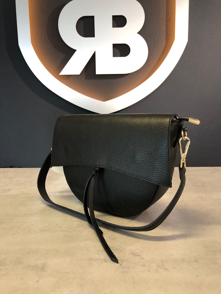 Real Leather Bag - Black