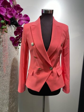 Italy Rina Blazer- Ibiscus