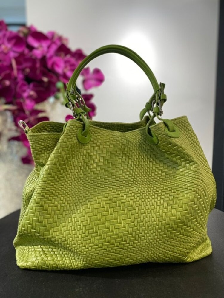 Shopper Bag - Olive *Real Leather