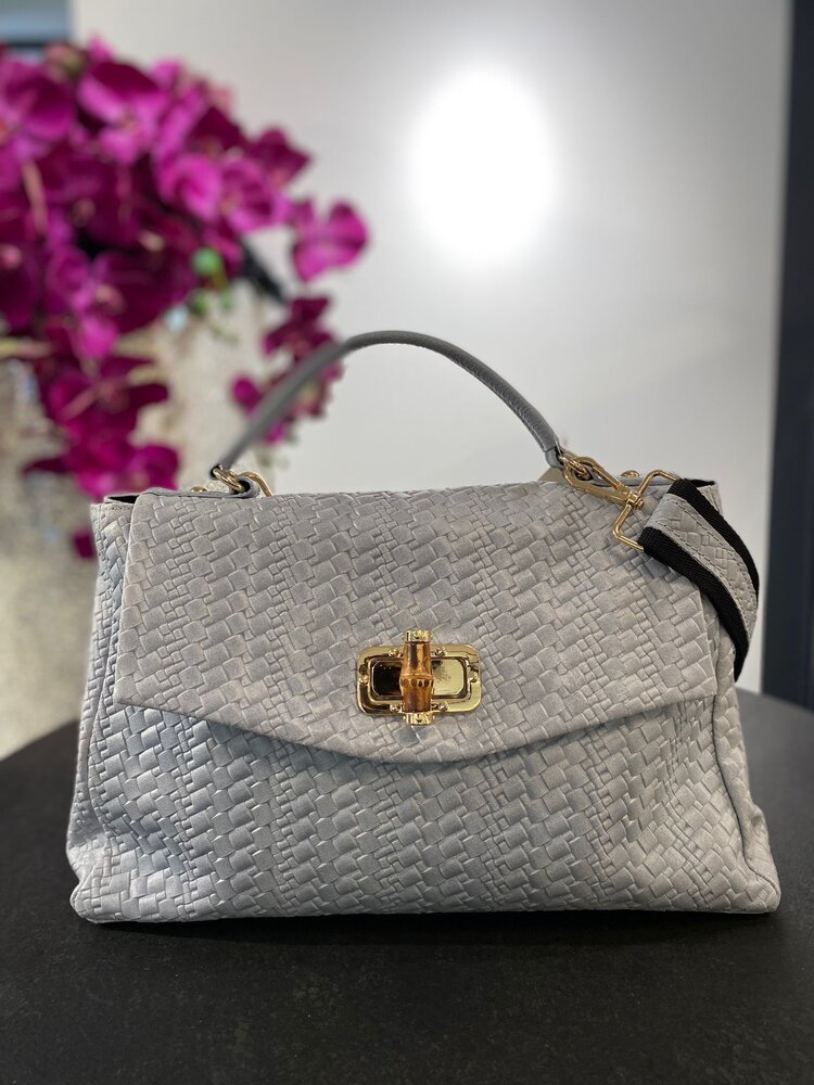 Casual Chic-Light BLue * Real Leather