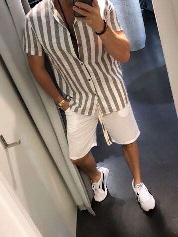 Paris Shorts- White X26371