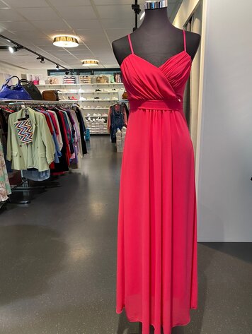 Italy Rina - Abito Intero Dress- Fuschsia