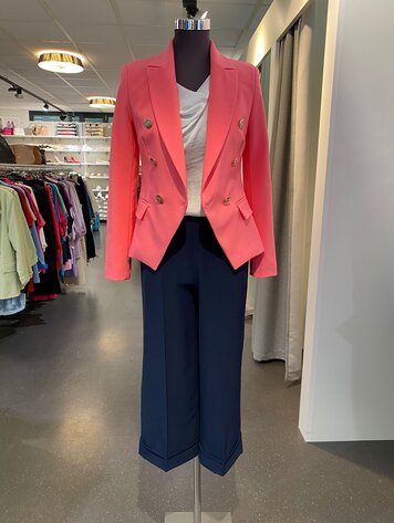 Italy Culotte Hose- Navy