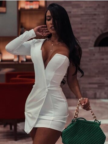 Symphony Dress -White 8577GP